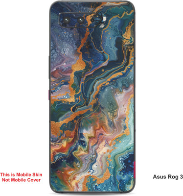 VYBE The Smart Choice Asus Rog 3 Abstract Embossed Mobile Skin(Pinkish Grey 1)