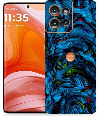 OggyBaba Moto Edge 50 Mobile Skin(Blue Lava)