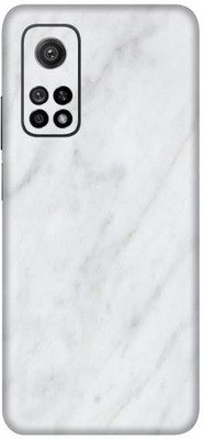 Vcare GadGets Mi 10 T 5G Mobile Skin(Marble White 1)