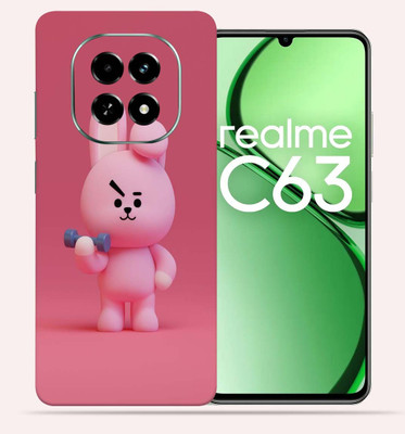 OggyBaba Realme C63 5g Mobile Skin(Pink Matte)