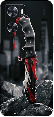 BugguSkin Oppo A77s Mobile Skin(Ultra Super Killer Knife Skin With High Matte Finish.)