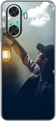 FCS Huawei Enjoy 60 Printed Back skin Mobile Skin(Man With Lamp)