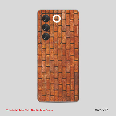 VYBE The Smart Choice Vivo V27 Pattern Mobile Skin Mobile Skin(Multi ColourCT32)