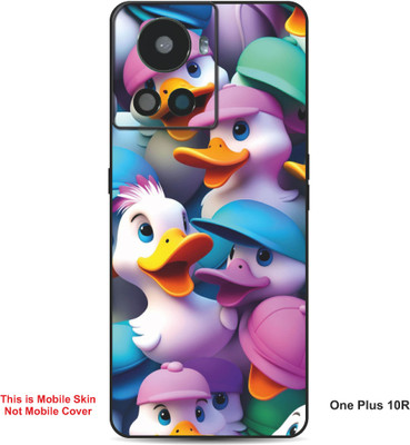 VYBE The Smart Choice One Plus 10R Duck Embossed Mobile Skin(Cadillac Pink 30)