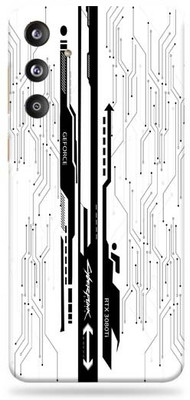 WeCre8 Skin's WeCre8 Skin's Samsung Galaxy F55 5G Mobile Skin(White CyberPunk)