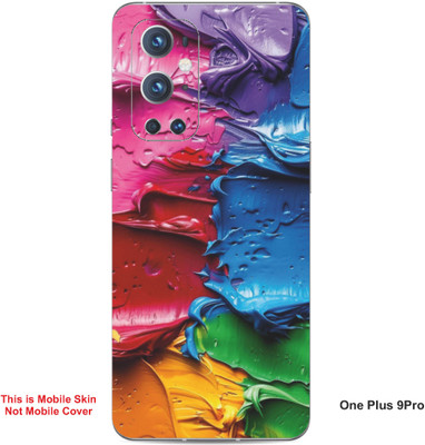 VYBE The Smart Choice One Plus 9 Pro Pattern Embossed Mobile Skin(Rose Madder A5)