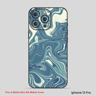 VYBE The Smart Choice iPhone 13 Pro Pattern Mobile Skin(Smalt Blue 7)