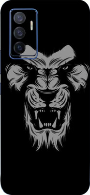 Pochanki Vivo V23e 5G, vivo v23e 5g Mobile Skin(Ultra Super Black Lion Skin With Matte Finish.)