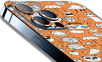 FCS Huawei Enjoy 20 SE Printed Back skin Mobile Skin(Yellow Pattern)