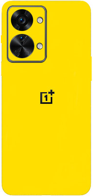 LAMHA One Plus Nord 2T 5G, one plus nord 2t 5g Mobile Skin(Ultra Super Yellow Matte With High Matte Finish.)
