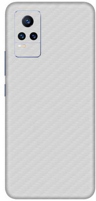 Vcare GadGets Vivo Y21e 5 G Mobile Skin(Fiber Carbon White)