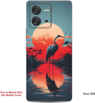 VYBE The Smart Choice Vivo V25 Naturel Mobile Skin(Regent Grey 4)