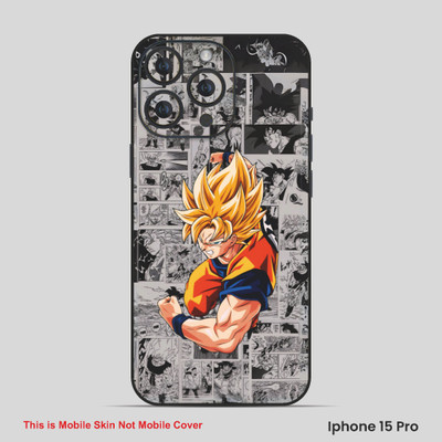 VYBE The Smart Choice iPhone 14 Goku Embossed Mobile Skin(Plum Purple 19)