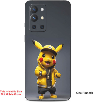 VYBE The Smart Choice One Plus 9R Pokemon Embossed Mobile Skin(Banana Yellow 21)