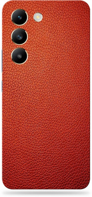 WeCre8 Skin's vivo t3 5g Ultra Premium Vinyl Mobile Skin (Multicolor) Mobile Skin(Red Leather)