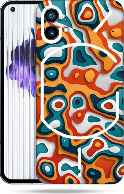 SkinoMania Nothing-Phone(1) Mobile Skin(Multicolor Pour Art)