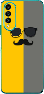 FCS Huawei nova 8 SE Printed Back skin Mobile Skin(Moustache)