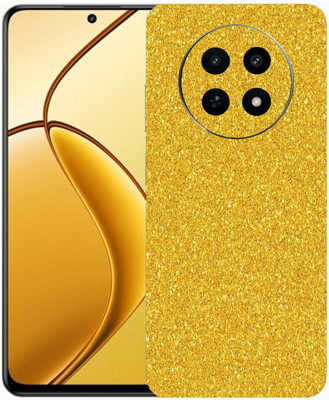 TJ CREATION Realme C65 5G Mobile Skin(Ultra Super Sparkling Golden Glitter Skin With High Matte Finish...........,..)
