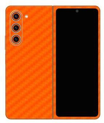 Vcare GadGets Samsung Galaxy Z Fold 5 5G Mobile Skin(Orange)