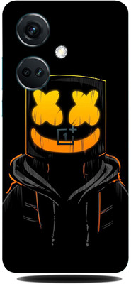 SkinoMania OnePlus Nord CE 3 5G Mobile Skin(Black-Marshmello Multicolor Mobile Skin)