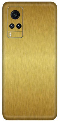 Vcare GadGets Vivo X60 Mobile Skin(Brushed Gold)