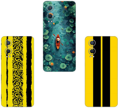 wrap craft REDMI NOTE 10 PRO(PACK OF 3)Camera&Back Protector Premium Vinyl Mobile Skin(Multicolor)