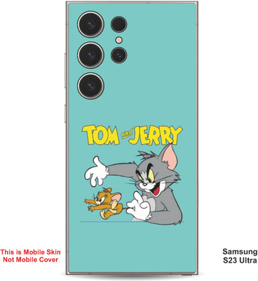 VYBE The Smart Choice Samsung S23 Ultra Tom & Jerry Embossed Mobile Skin(Lights Blue 13)