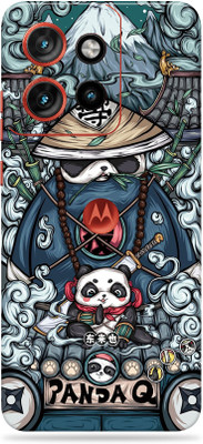 WeCre8 Skin's Motorola Edge 50 Neo Premium Vinyl Mobile Skin (Multicolor) Mobile Skin(Ninja-Panda)