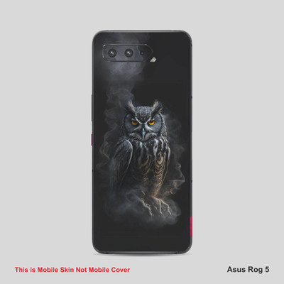 VYBE The Smart Choice Asus Rog 5 Owl Mobile Skin Mobile Skin(Charcoal Grey 3)