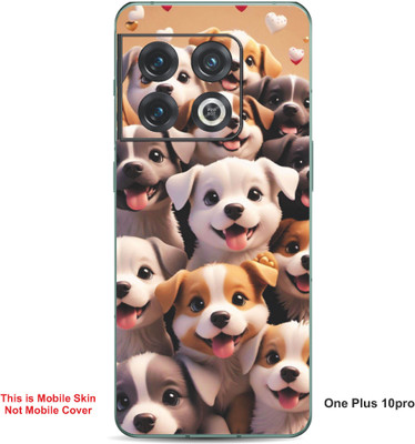 VYBE The Smart Choice One Plus 10 Pro Dog Embossed Mobile Skin(Desert Sand 29)