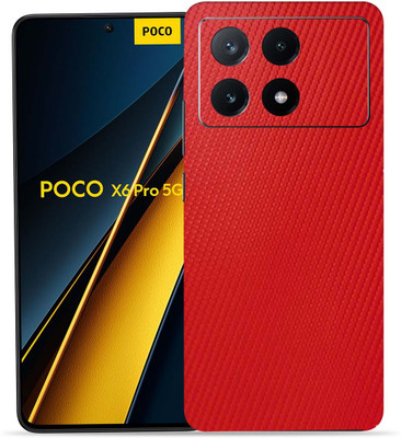 WeCre8 Skin's WeCre8 Skin's POCO X6 Pro 5G Mobile Skin(red carbon fiber)