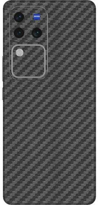 Vcare GadGets Fiber Carbon Gun Metal V30 Pro 5G Mobile Skin(Fiber Carbon Gun Metal)