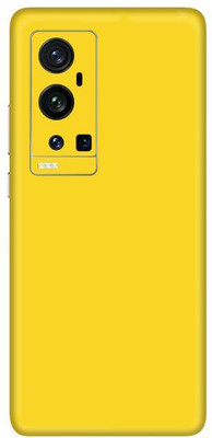 Vcare GadGets Vivo X60 Pro Plus Mobile Skin(Yellow Matte)