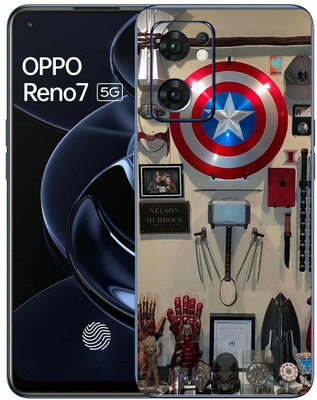 FCS Oppo Reno7 5G Printed Back Skin: Heros Mobile Skin(Heros Skin)