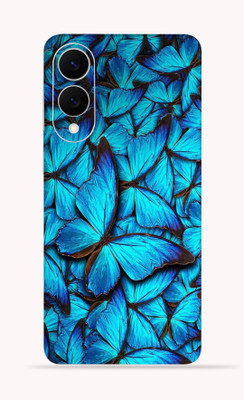 Gizmo Wraps Samsung S25 edge 5g Mobile Skin(Butterfly Blue)