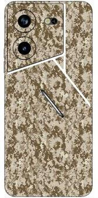 Vcare GadGets Pova 5 Pro (5G) Mobile Skin(Light Brown & Dark Brown)