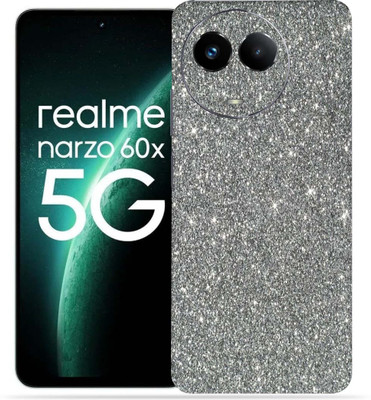 OggyBaba Realme Narzo 60X 5g Mobile Skin(Grey Glitter)