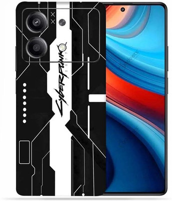 OggyBaba Poco X6 Neo 5g Mobile Skin(Black Cyberpunkh)