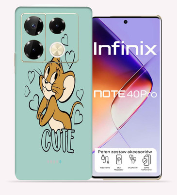 OggyBaba Infinix Note 40 pro 5g Mobile Skin(Cute Cat)