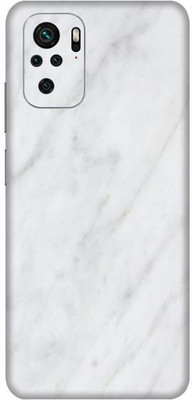 Vcare GadGets Redmi Note 10 S Mobile Skin(Marble White 1)