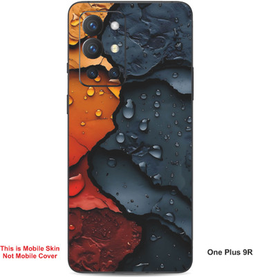 VYBE The Smart Choice One Plus 9R Pattern Embossed Mobile Skin(Light Eggplant A6)