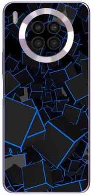 FCS Huawei nova 8i Printed Back skin Mobile Skin(Box Blue)