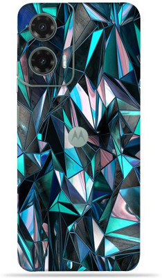 OggyBaba OggyBaba Moto G35 5g Mobile Skin(Polygon-blue)