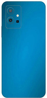 Vcare GadGets Metallic Light Blue Shining vivo T1 5G Mobile Skin(Metallic Light Blue Shining)