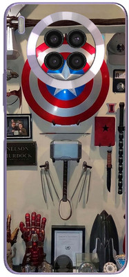 FCS Huawei nova 8i Printed Back skin Mobile Skin(Heros)