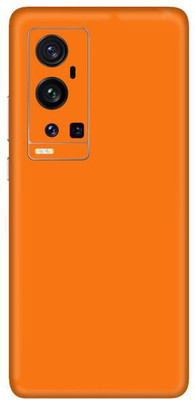 Vcare GadGets Vivo X60 Pro Plus Mobile Skin(Orange Glossy)
