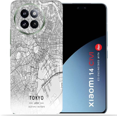 WeCre8 Skin's WeCre8 Skin's Xiaomi 14 Civi Mobile Skin(Tokyo Map)