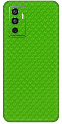 Vcare GadGets V23e 5G Mobile Skin(Fiber Carbon Green)
