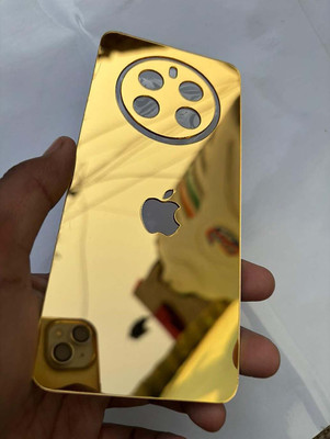 TWUAOP REALME NARZO 70 PRO 5G BACK PANNEL ACRYLIC SHEET Mobile Skin(Gold)