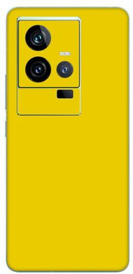 Vcare GadGets i QOO 11 5G Mobile Skin(Yellow Glossy)
